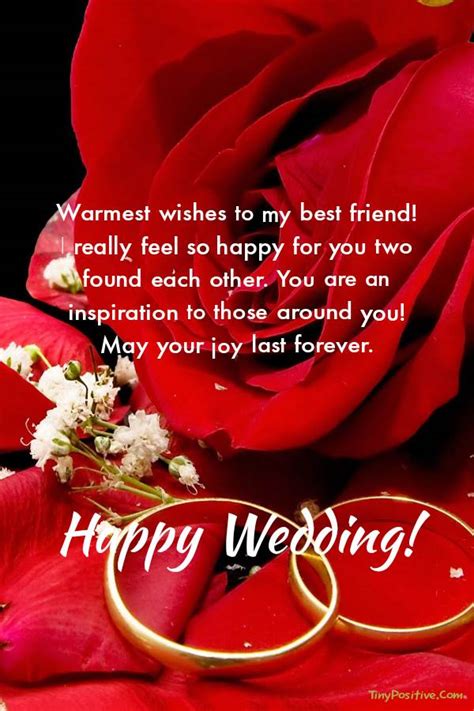 75 Wedding Wishes For Friend Messages And Quotes Tiny Positive