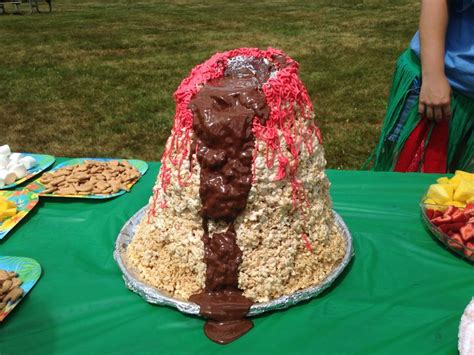 71 Best Edible Erupting Volcano Images On Pinterest Volcano Cake