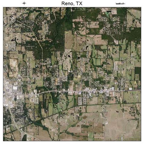 Aerial Photography Map Of Reno Tx Texas