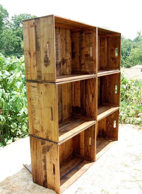 A wooden crate is a craftable container. Wooden Crate/ Wall Unit/ Bookcase/ Storage/ Extra Large ...