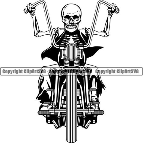 Motorcycle Bike Chopper Clipart Svg Clipart Svg