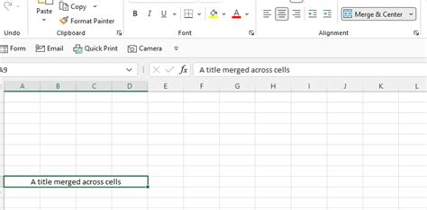 Center Across Selection Instead Of Merge And Center Custom Spreadsheet Solutions