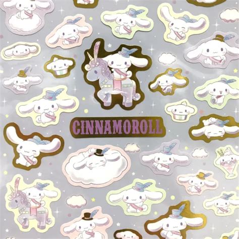 Cinnamoroll Fes Sanrio Sticker Limited Daiso Japan Anime Kawaii Cute