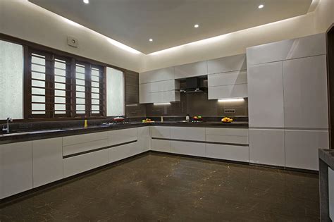 L Shape Modular Kitchens In Ahmedabad Pramukh Modular Kitchens