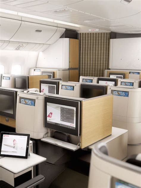 The New Cabins On The Flyswiss Boeing Er Planes Courtesy