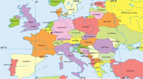 Pa Ses Da Europa Lista Capitais Mapa Regi Es Mundo Educa O