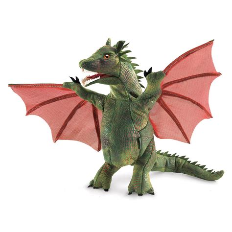 Preschool Toys And Pretend Play Folkmanis Sky Dragon Hand Puppet Toys