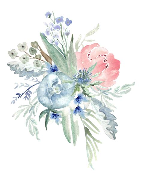 6 Free Printable Floral Watercolour Designs Floral Printables Floral