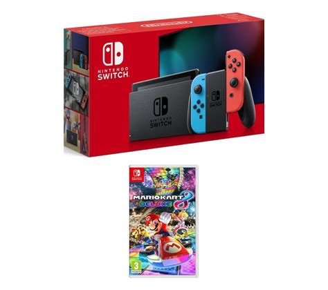 Nintendo Switch Neon Red And Mario Kart 8 Deluxe Bundle Review