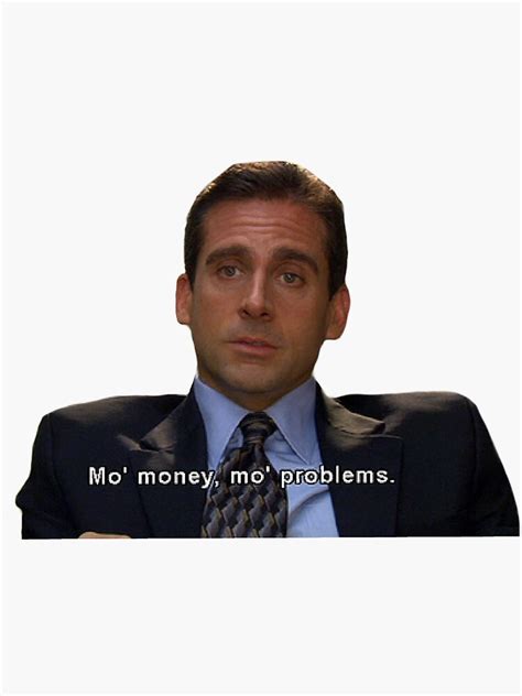 Funny Micheal Scott The Office Meme Sticker For Sale By Clairecreate