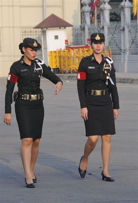 Thai Military Police Security Uniforms Police Uniforms Girls Uniforms