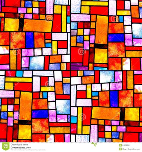 Random Square Multicolor Pattern Stock Photo Image Of