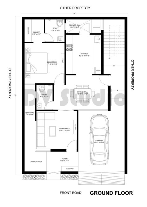 30x45 House Design Option 2 Home Decor Ideas