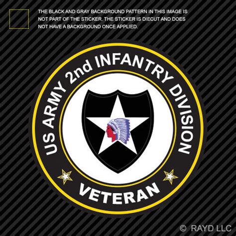 2nd Infantry Division Veteran Sticker Die Cut Vinyl 2id South Korea