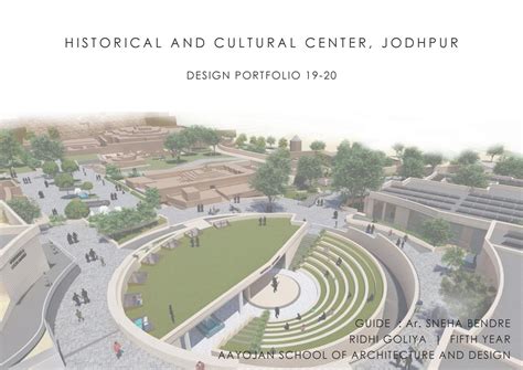 Historical And Cultural Center Jodhpur Architectural Thesis Ridhi
