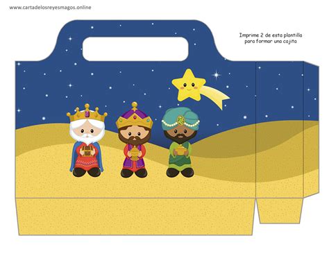Cajas De Reyes Magos Para Imprimir Carta De Los Reyes Magos