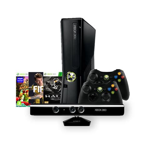 Bestkonzol Xbox 360 Slim 250gb 2db Joy Kinect 3db Játék