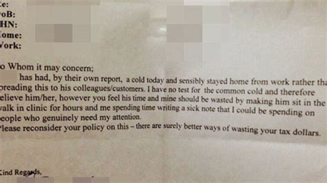 Sick Note From Alberta Doctor Goes Viral Huffpost Alberta