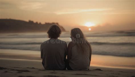 Couple Walking On The Beach Couple On The Beach At Sunset Couple On The