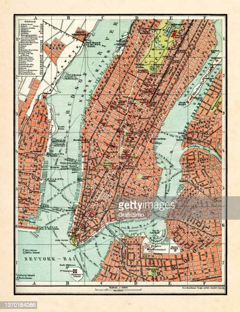 Old New York City Map Photos And Premium High Res Pictures Getty Images