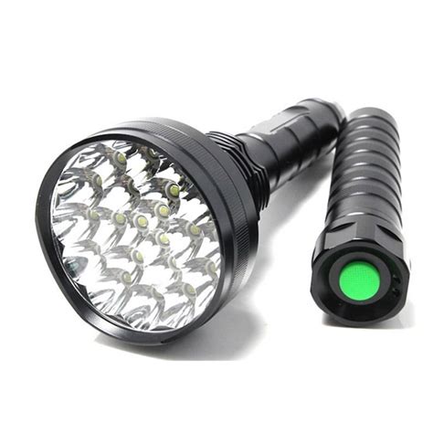 Super Bright Flashlight High Quality 28000 Lumen Electric Torch 21 Pcs Cree T6 5 Modes Torch