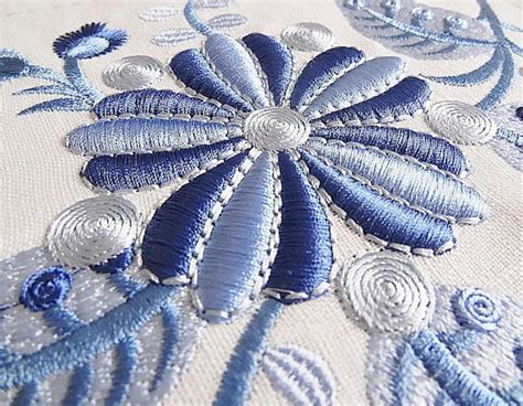 Machine Embroidery Design Fantastic Flowers 3D 2 Sizes Etsy