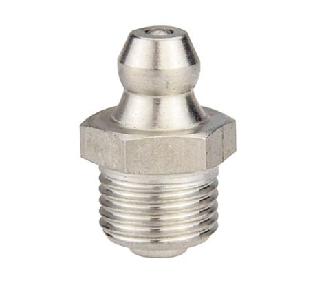 M X Mm Metric Male Stainless Steel Grease Zerk Nipple Fitting For