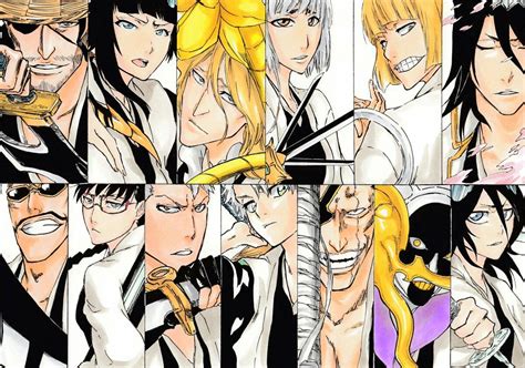 Gotei 13 Captains In 2022 Bleach Anime Anime Bleach Fanart