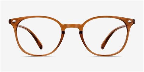 Hubris Round Clear Copper Full Rim Eyeglasses Eyebuydirect Eyebuydirect Eyeglasses Copper