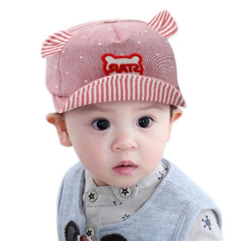 Smile Design Baby Hat Boy Caps Summer Hats For Boy Infant Sun Hat With