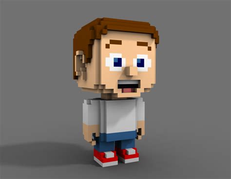 Umhhh, just want to upload my old work, who's monoxide? Voxel character by gifboy99 | Pixel art games, Low poly ...