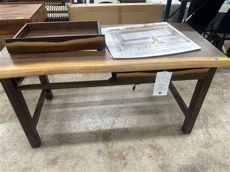 Pike And Main Writing Desk Assembled Lambrecht Auction Inc