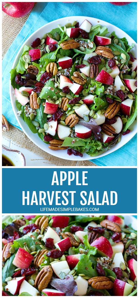 Apple Harvest Salad With Homemade Vinaigrette Life Made Simple