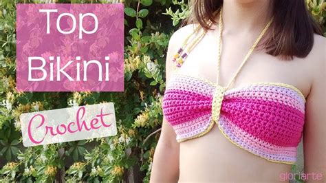 C Mo Hacer Top Bikini De Ganchillo How Do Crochet Bikini Top Youtube
