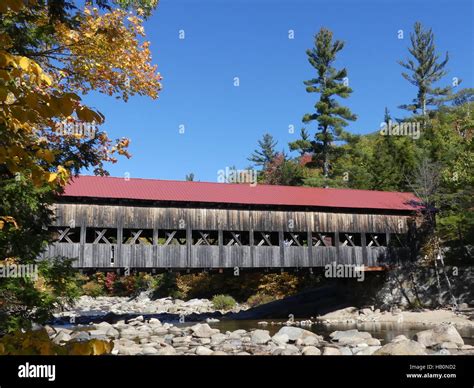 Albany Covered Bridge New Hampshire Stock Photo Alamy