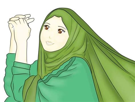Kartun Muslimah Bercadar Terbaru Gambar Kartun Anak Muslim Perempuan