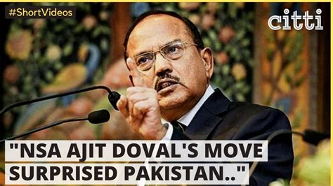 How Nsa Ajit Doval Put Pakistan In Its Place Yet Again L Dr Nanda Kishor Explains Youtube