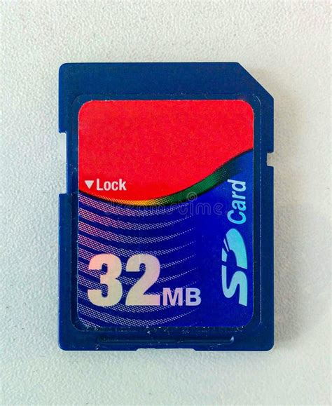 32 Mb Sd Card Stock Photo Image Of Compact Multimedia 192621980