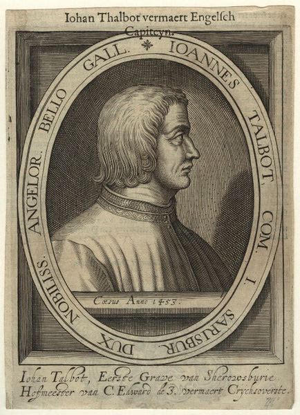 John Talbot 1st Earl Of Shrewsbury Greetings Card National Portrait