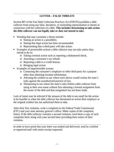 Debt Collector Use Doc Template PdfFiller