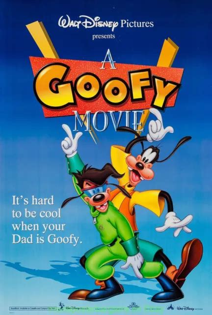 A Goofy Movie Movie Poster Original Ds 27x40 Advance Style Disney Animation 3500 Picclick