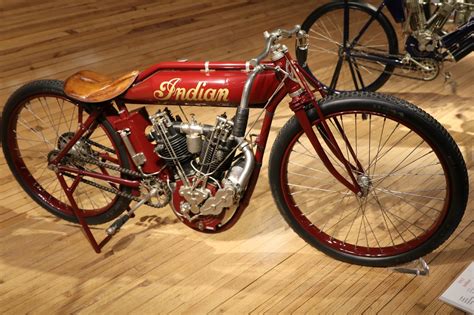 Oldmotodude 1912 Indian Board Track Racer On Display At The Barber