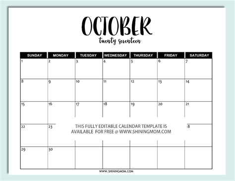 Download 2021 and 2022 calendars. Free Printable: Fully Editable 2017 Calendar Templates in Word Format