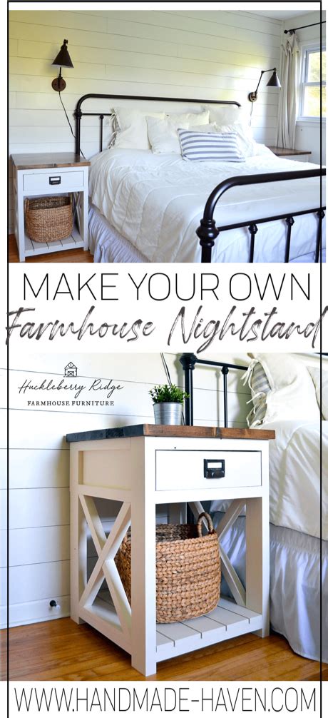 Farmhouse Nightstand | Farmhouse nightstand, Farmhouse ...