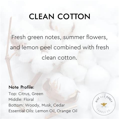 Clean Cotton Fragrance Oil All Natural Candle And Soap Fragrance Oil