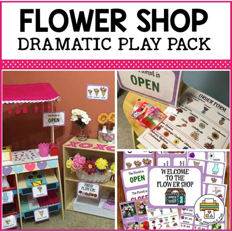Dramatic Play Flower Shop Free Printables Free Printable Templates