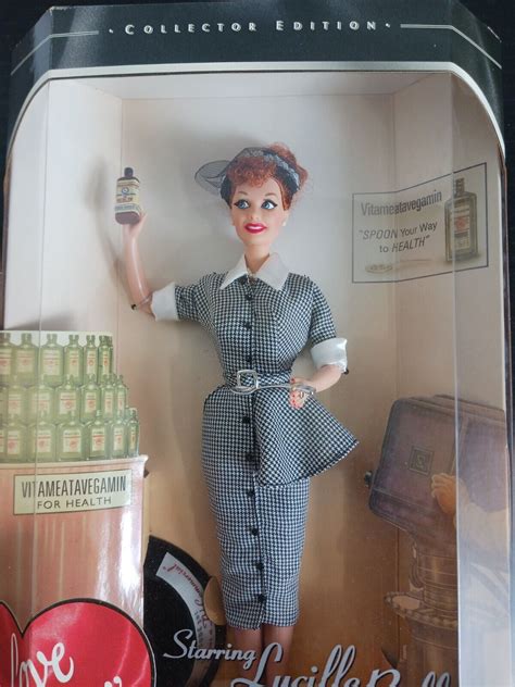 nrfb i love lucy does a tv commercial barbie size doll episode 30 lucille ball 74299176456 ebay