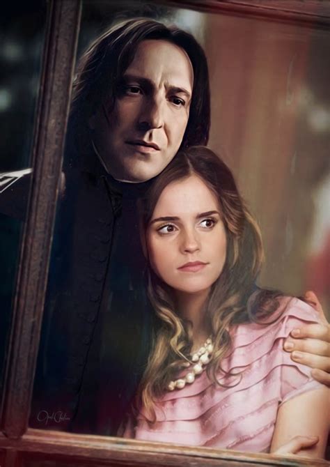 snamione comfort you by opalchalice on deviantart snape and hermione severus snape