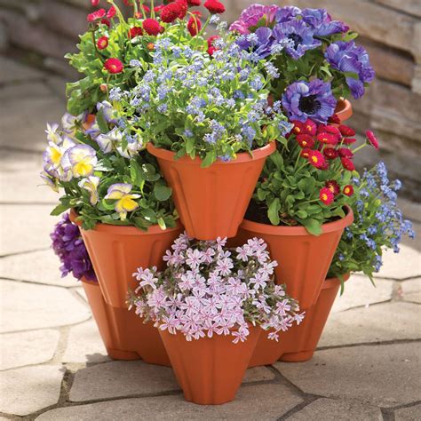 Stackable Planters Bits And Pieces Uk
