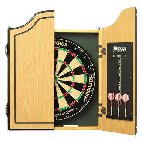 Buy Harrows Pros Choice Darts Board And Cabinet Set At Mighty Ape Nz